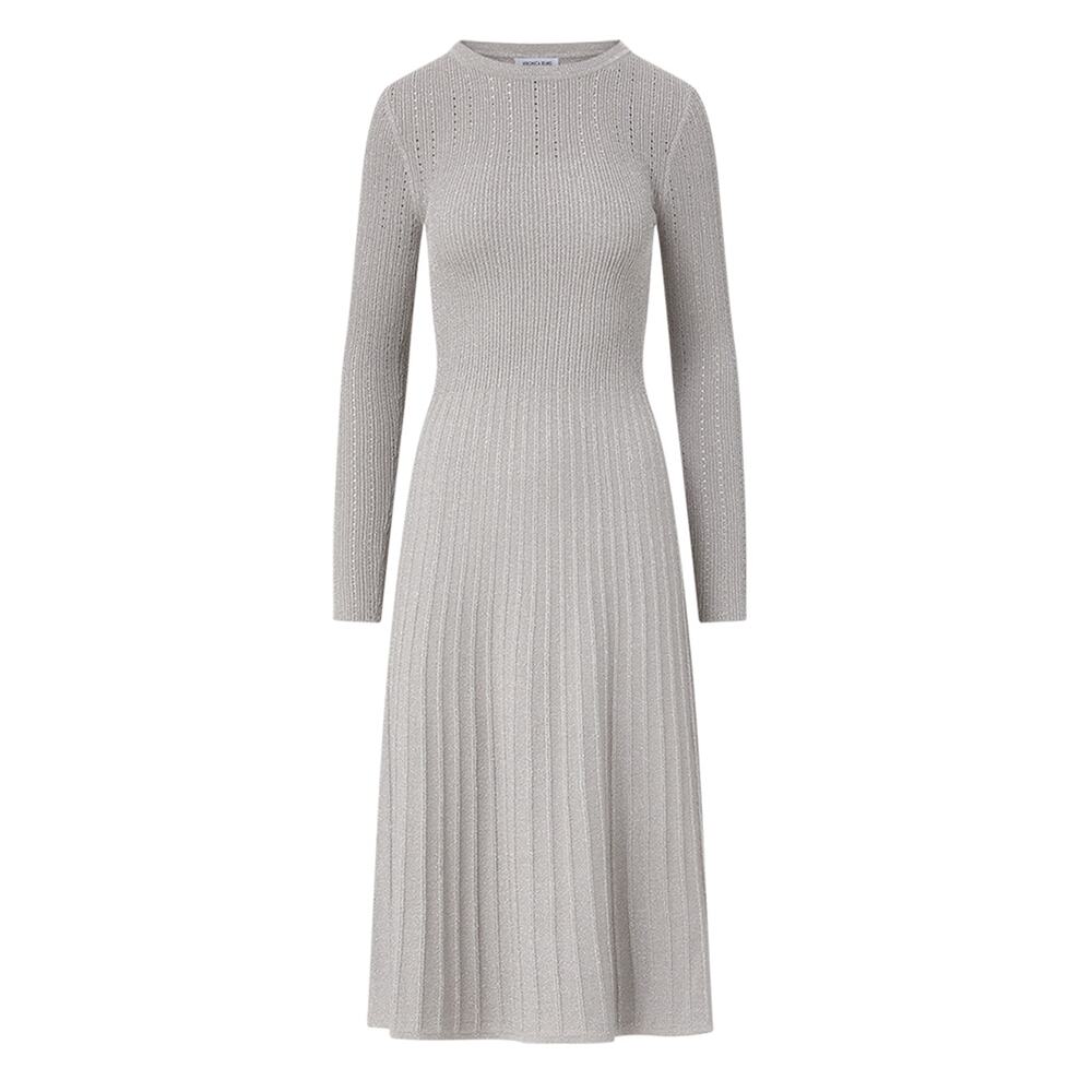 Veronica Beard Ribbed Heather Grey Nami Sweater Dress Size XS - Picture 1 of 4